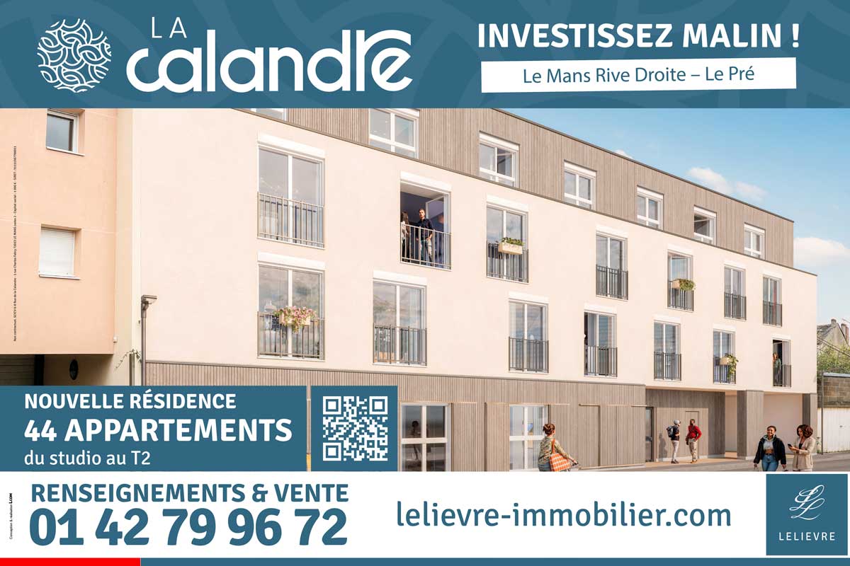 Investir au Mans dans le programme immobilier neuf La Calandre